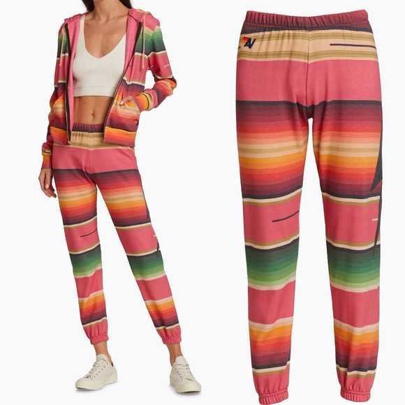 Aviator Nation Serape Bolt Stitch Sweatpants - Picture 2 of 10